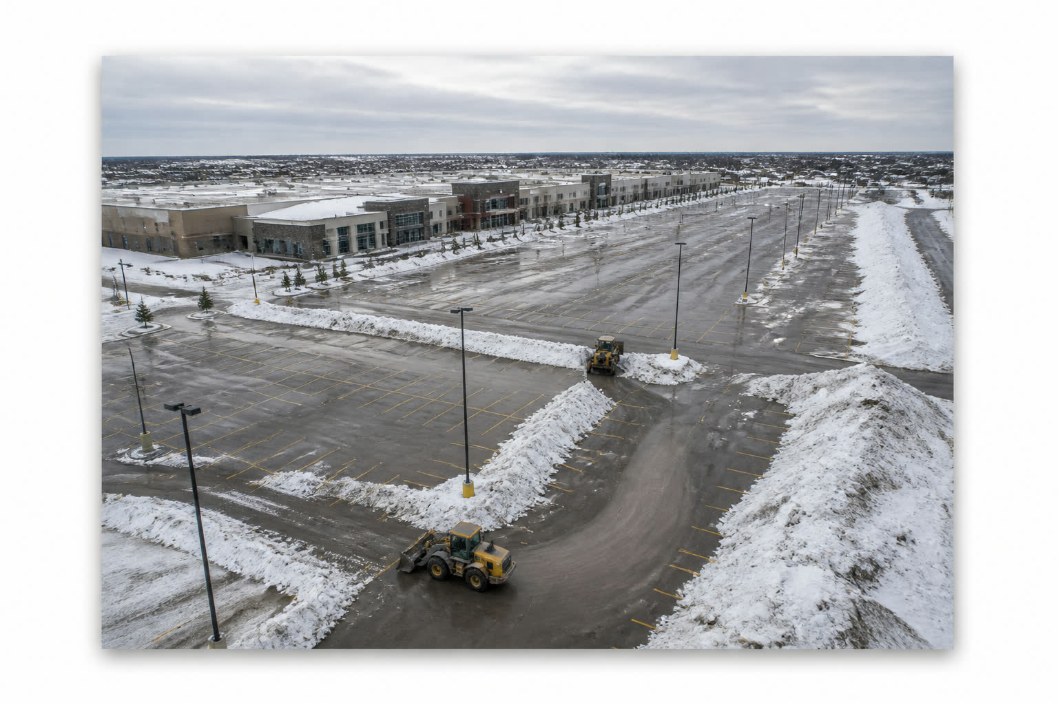 Parking Lot Snow Removal in Calgary: What to Expect
